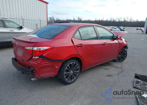 2015 Toyota Corolla S Plus z USA, uszkodzony, nr VIN 2T1BURHE1FC378621